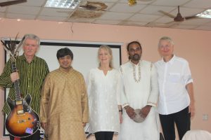 Dørge Becker Carlsen in India. With Shashank Subramanyam and Giri